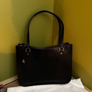Coach polished leather Tyler Carryall